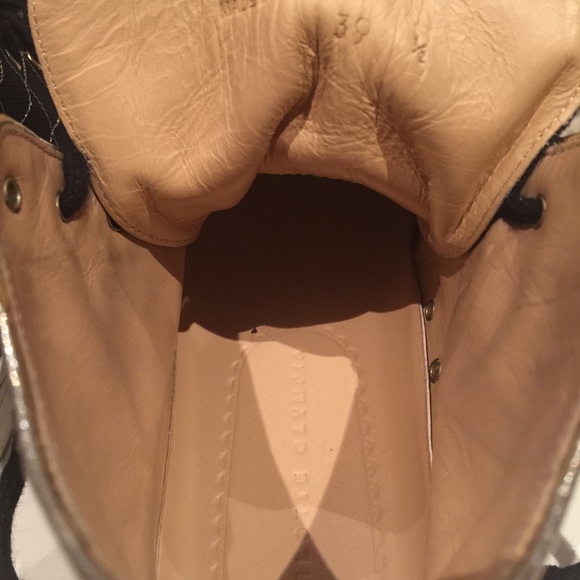 Charlotte Olympia BlackGold Web High Tops Sneakers - Picture 12 of 16